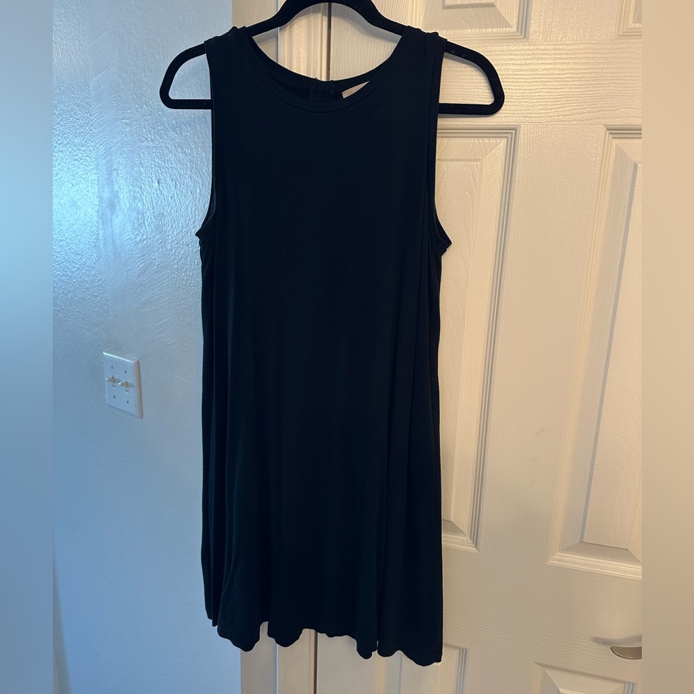 LOFT Black Tank Dress